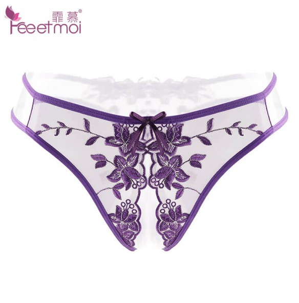 FEE ET MOI Sexy Transparent Lace Seethrough Underwear (Purple) FEE ET MOI Sexy Transparent Lace Seethrough Underwear (Purple)